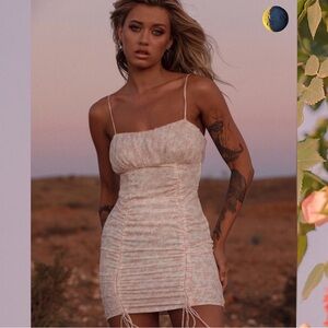 NWT Princess Polly Floral White Mini Dress